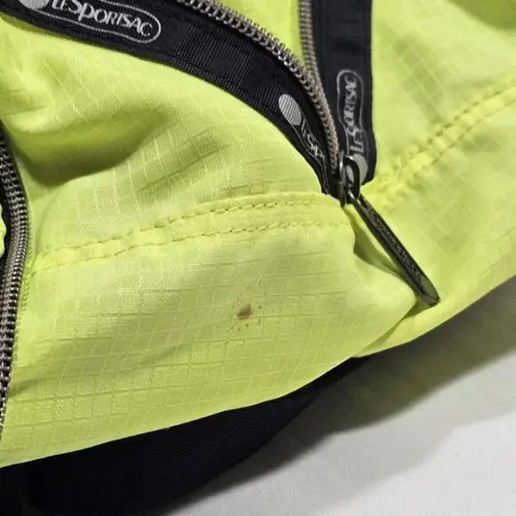 LeSportsac Colette Convertible Duffel Bag Weekend Gym Crossbody Highlighter - Picture 14 of 14